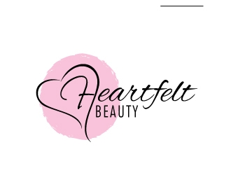 Heartfelt Beauty  logo design by Foxcody