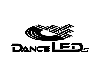 Dance LEDs  or danceLEDs.com or DanceLEDs.com logo design by dshineart