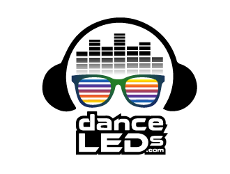 Dance LEDs  or danceLEDs.com or DanceLEDs.com logo design by gearfx