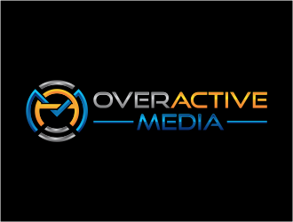 OverActive Media logo design by tsumech