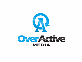 OverActive Media logo design by YONK
