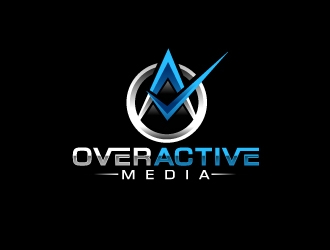 OverActive Media logo design by fantastic4