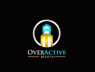 OverActive Media logo design by Cyds