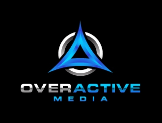 OverActive Media logo design by fantastic4