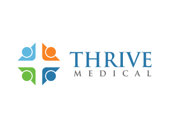 THRIVE Medical logo design by oke2angconcept