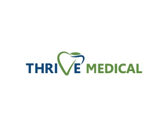 THRIVE Medical logo design by Boomstudioz