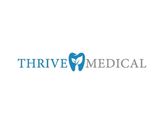 THRIVE Medical logo design by Boomstudioz