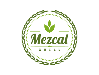 Mezcal Grill  logo design by pencilhand