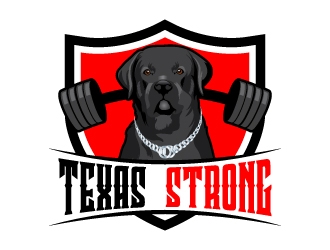 Texas Strong  logo design by uttam