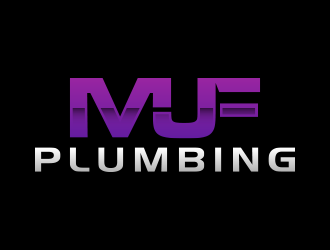 MJF PLUMBING  logo design by lexipej