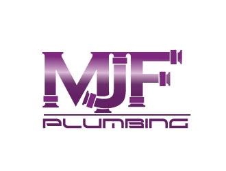 MJF PLUMBING  logo design by Erasedink