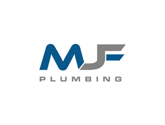 MJF PLUMBING  logo design by EkoBooM