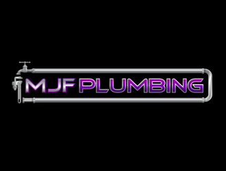 MJF PLUMBING  logo design by megalogos