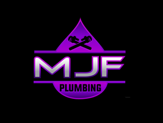 MJF PLUMBING  logo design by megalogos