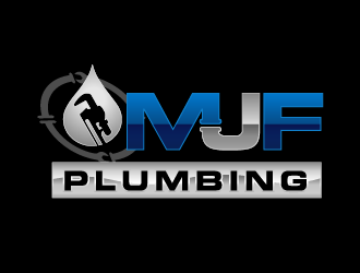 MJF PLUMBING  logo design by THOR_