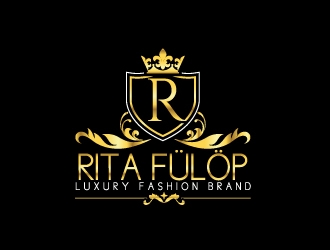 Rita Fülöp Luxury Fashion Brand logo design by uttam