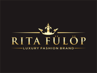 Rita Fülöp Luxury Fashion Brand logo design by hidro