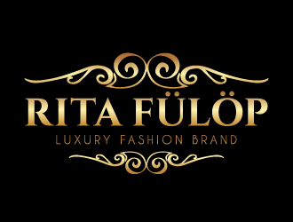 Rita Fülöp Luxury Fashion Brand logo design by akilis13