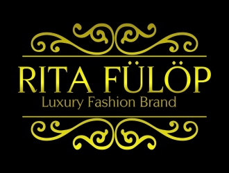 Rita Fülöp Luxury Fashion Brand logo design by mckris