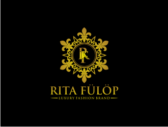 Rita Fülöp Luxury Fashion Brand logo design by .::ngamaz::.