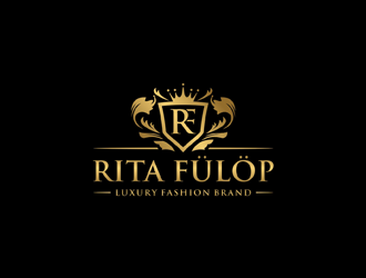 Rita Fülöp Luxury Fashion Brand logo design by ndaru