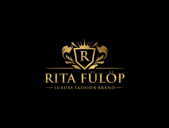 Rita Fülöp Luxury Fashion Brand logo design by ndaru