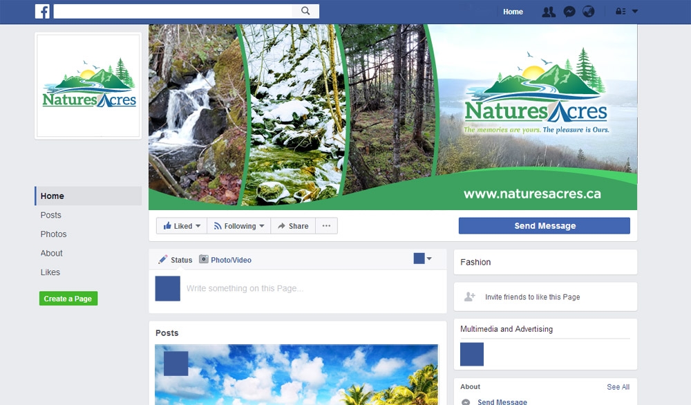 Natures Acres logo design by scriotx