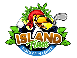 Island Time Family Fun Center  logo design by veron