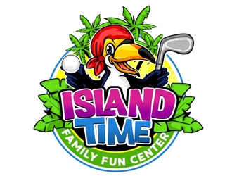 Island Time Family Fun Center  logo design by veron