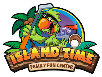 Island Time Family Fun Center  logo design by coco