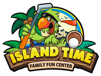 Island Time Family Fun Center  logo design by coco