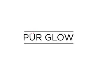 PUR Glow logo design by johana