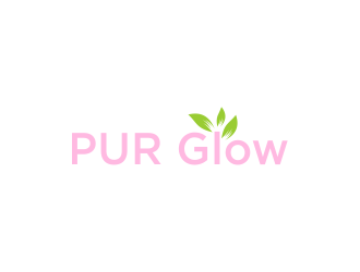 PUR Glow logo design by yusuf