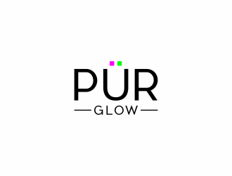 PUR Glow logo design by ubai popi