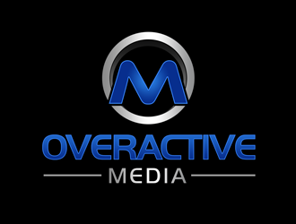 OverActive Media logo design by kunejo