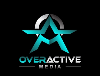 OverActive Media logo design by samuraiXcreations
