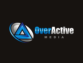 OverActive Media logo design by gitzart