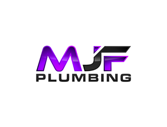 MJF PLUMBING  logo design by alby