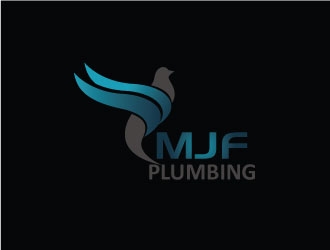 MJF PLUMBING  logo design by zenith