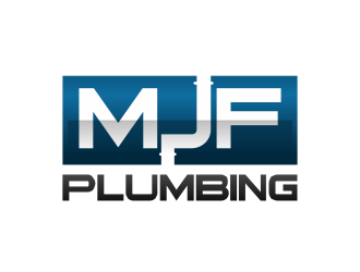 MJF PLUMBING  logo design by WooW
