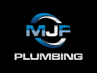 MJF PLUMBING  logo design by haidar