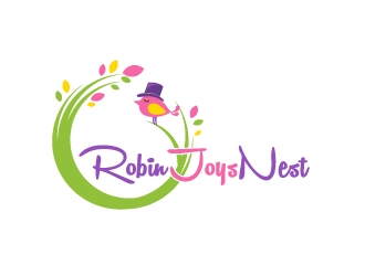 RobinJoysNest logo design by Dawnxisoul393