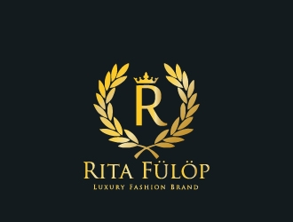 Rita Fülöp Luxury Fashion Brand logo design by serdadu