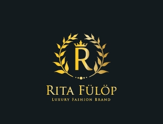 Rita Fülöp Luxury Fashion Brand logo design by serdadu