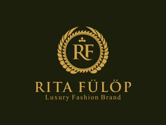 Rita Fülöp Luxury Fashion Brand logo design by haidar