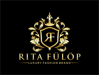 Rita Fülöp Luxury Fashion Brand logo design by hidro