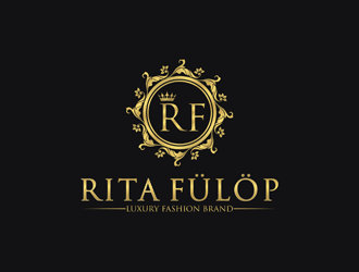 Rita Fülöp Luxury Fashion Brand logo design by zeta