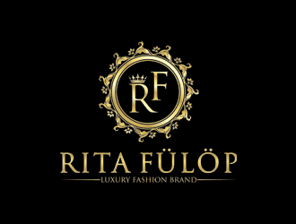 Rita Fülöp Luxury Fashion Brand logo design by zeta