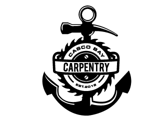 Casco Bay Carpentry logo design by gearfx