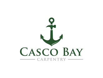 Casco Bay Carpentry logo design by alby